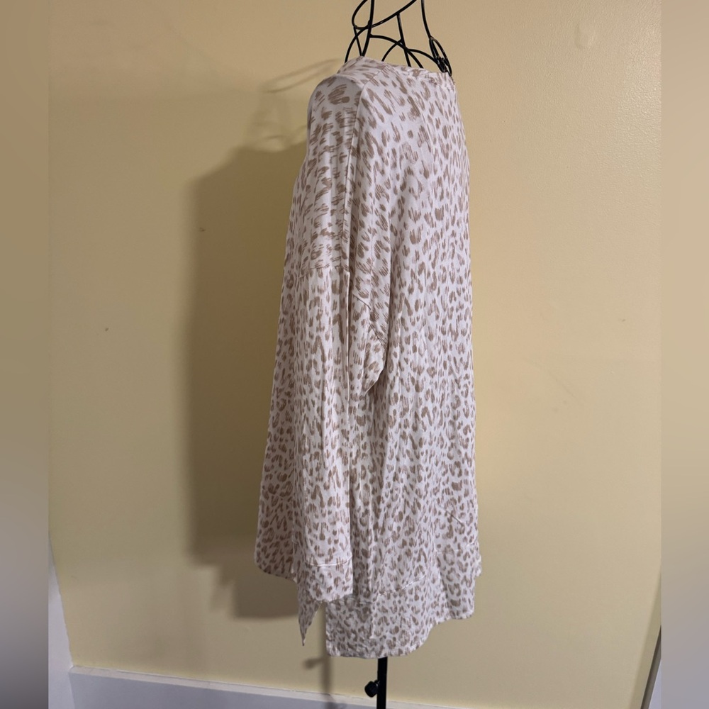 INC International Concepts Animal Print Tunic Top Hi Low Top Size 2X - Picture 3 of 6